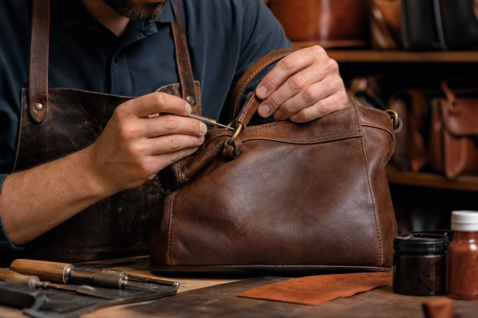 Reforma de bolsas de couro em Abaetetuba